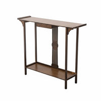Narrow Altardesign Table Modern Chinese Aesthetic Home Furnishing Meditative-Inspired Slim Shape for Foyer, Living Room