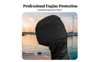 Outboard Engine Half Cover Waterproof Outboard Engine Cover Boat Engine Protector Particles Proof Boating Accessory Protection