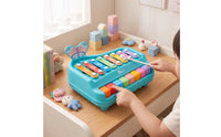 Toddler Piano Xylophone Musical Baby Piano Xylophone Percussion Instrument Interactive Educational for Toddlers, Playroom