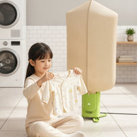 Portable Vertical Clothes Dryer Space-Saving Portable Clothes Dryer Upright Dehydrating Cabinet for Students, Itinerants, Apartments, Dorm Rooms