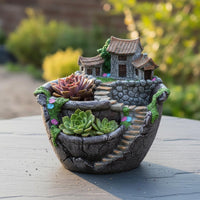Courtyard Planter Flower Accents Village Planter Long-Lasting