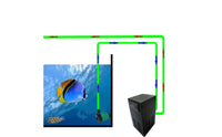 Aquarium Chiller with Pump Inline Aquarium Chiller Aquatic Tank Cooler Digital Compact for Aquarists, Marine Aquariums