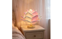 Decorative Lotus Flower Lamp Elegant Flower Lamp Romantic Accent Light Compact for Living Room