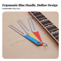 3 Pieces Extended Handle Guitar Fretboard Guard Set Rust-Proof Fingerboard Protector Shims Portable for Luthiers, Guitarists, Music Workshop