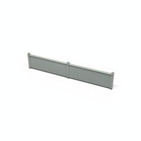 Fence Wall Panel Gray Fences Miniature for Rail Yard