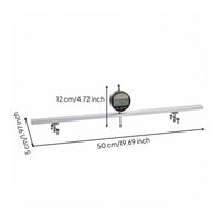 Guitar Neck Curvature Gauge High Precision Digital Neck Straightedge Aluminum Alloy Musical Instrument Accessory for Luthiers