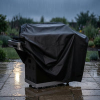 Barbecue Grill Cover Tailored Outdoor Grill Cover Black Weather Protector for Outdoor Use