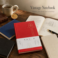 Sonnet Hardcover Notebook, A5 Lined Journal for Students and Office, Minimalist Design