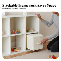 Lidded Foldable Cube With Lid Lidded textile container adaptable for Office Workers