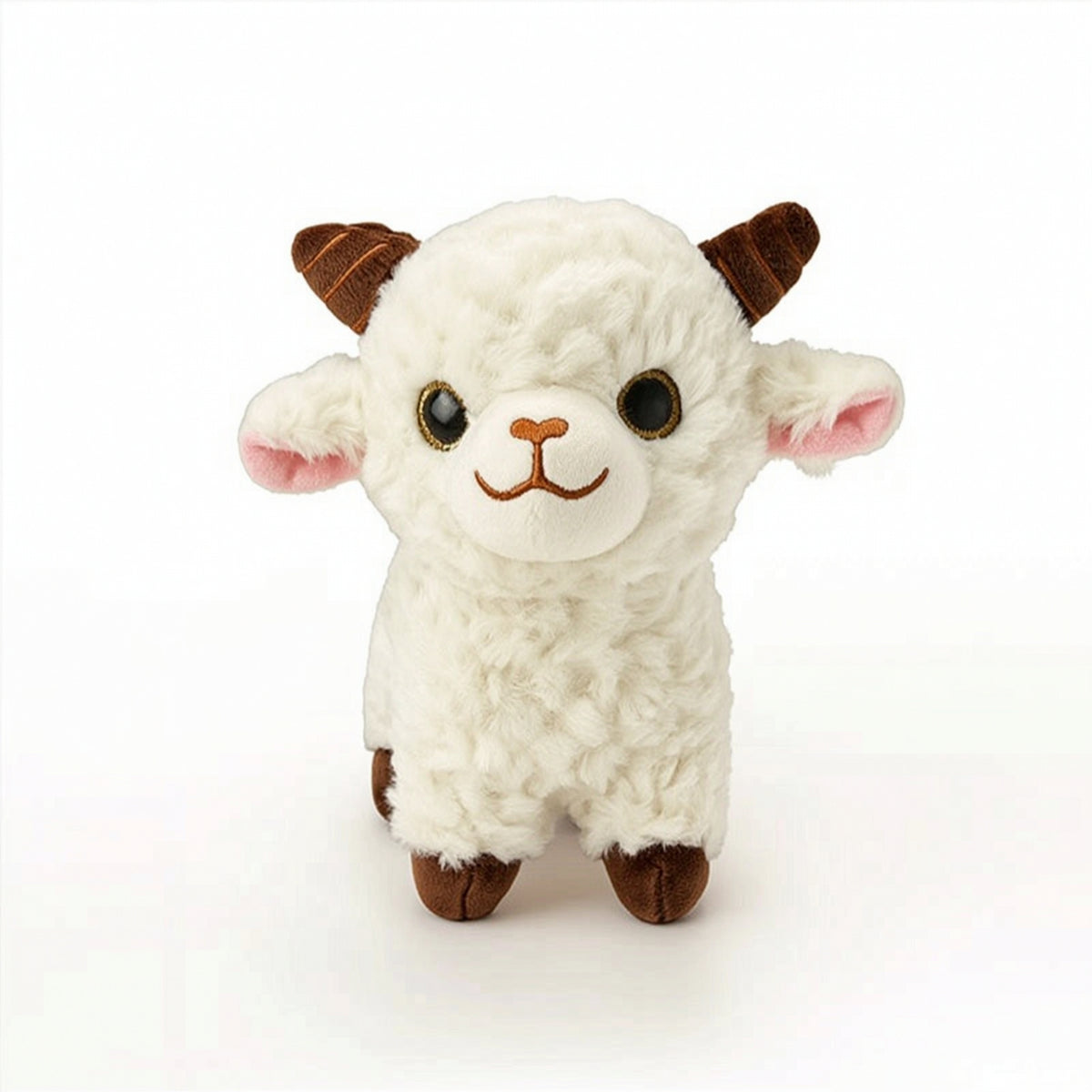 Sheep Stuffed Toy Fuzzy Sheep Stuffed Animal Plushie Soft Cartoon for Children, Shelf, Desk