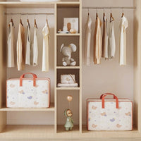 Heavy Duty Moving Bags, Extra Thick Transparent Storage Bags, Under Bed Storage for Clothing and Bedding, 35-60L