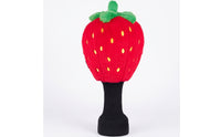 Strawberry Golf Headcover Knitted Golf Driver Cover with Knit Neck Guarding Driver Head Cover for Golfers