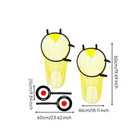 4 Pieces Soccer Target with Adjustable Straps Lightweight Soccer Target Net Easy to Install Training Accessory for Team Practice