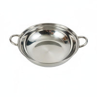Cooking Pot with Lid Stainless Steel Mini Hot Pot Anti-Overflow Design Kitchenware for Home Dining