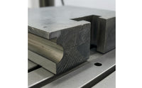 Chrome Steel Machining Clamp Block Stepped Notch Drilling Clamp Jaw Machined Surfaces Clamping Fixture Solid Metal for Machinists, Machine Shop