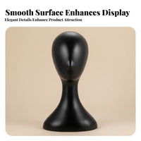 Long Neck Design Abstract Female Head Form Lightweight Abstract Head Model Stable Base for Boutique Owners, Retailers, Salon, Market Stall