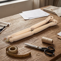 Wooden Mannequin Arm with Hand Detachable Articulated Mannequin Arm with Hand Multi-Angle for Fashion Studios
