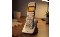 Large Buttons Digital Cordless Telephone Backlit Screen Cordless Home Phone Speaker Grille Charging Base Phone Internal Call for Older Adults, Seniors