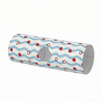 Cat Tunnel Bed with Side Opening Cushioned Pet Cooling Tunnel Bed Indoor for Playing, Sleeping