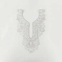 Embroidered False Collar Floral Detachable Collar Versatile Neck Accessory Formal for Brides