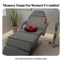 Memory Foam Face Cradle Slow Recovery Memory Foam Face Pillow Removable and Washable Cover Prone Face-down Rest Pillow for Estheticians