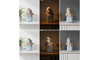 Hand-Painted Ceramic Figurine Cute Dinosaur Figurine Modern Figurines Decorative for Homeowners