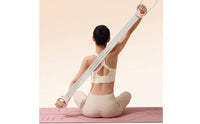 Stretching Resistance Strap Multi-Use Elastic Training Rope Comfortable Grip Back Flexibility Band for Women, Home Gym