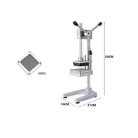 French Fry Cutter Commercial Grade Potato Chipper Easy to Use Vertical Fry Slicer for Restaurant