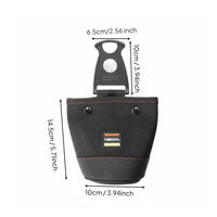 Multi-Functional Carpenter Screw Pouch Heavy Duty Quick Release Tool Pouch Wear-Resistant Belt Clip Nail Bag for Electricians