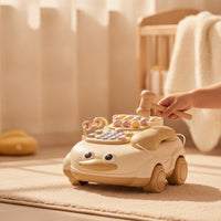 Musical Telephone Toy Car Interactive Toy Phone with Piano Keys Play Phone Push-Along Play Keys Sensory for Toddlers, Playroom
