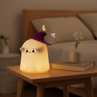 Silicone Specters Lamp Child-Friendly Specters Night Light Compact Silicone Night Light for Nightstand