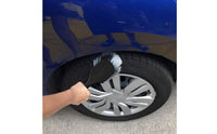 Wheel and Tire Brush Short-Handled Wheel and Tire Cleaning Kit Rim Clean Brush for Auto Detailing
