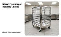 Enclosed Baking Rack Transparent for Pastry Shop
