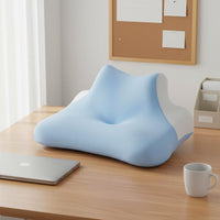 Slow Rebound Multi-Position Support Pillow Skin-Friendly Textile Ergonomic Prone Pillow Memory Foam Reading Support Pillow for Readers, Phone Users, Lounging
