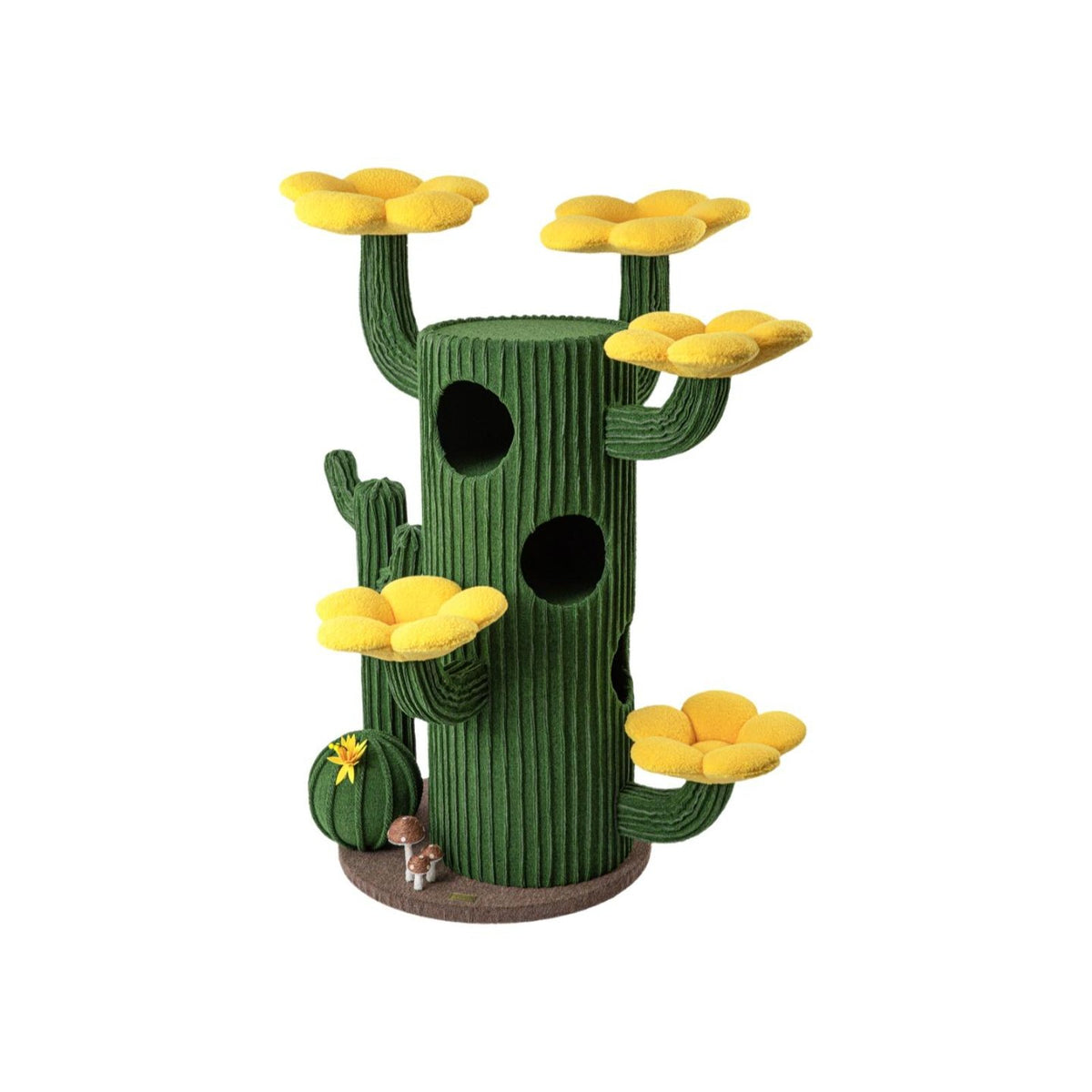 Cactus Cat Tree Multi-Level Cat Condo with Upgraded Fabric