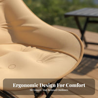 Height-Adjustable Highposterior Moon Chair space-saving Lightweight rearpacking Chair long-lasting Construction Camping Seat Erportablenomic Support for Beachportableers, Outdoor fans, Fishing, Picnics, rearyard, Hiking