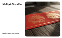 Wax-Dyed Red Xuan Paper, Couplets, Blank Calligraphy, Customizable