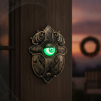 Halloween Door Chime Spooky Door Chime with Glowing Eye Spooky Novelty Prop for Decorators, Pranksters, Theme Room Rooms