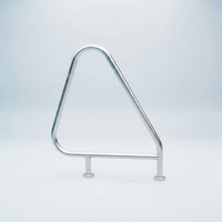 304 Stainless Steel Pool Ladder Handrail Rustproof Pool Handrail Hardware Bolt-on for Contractors, Wet-Entry Area