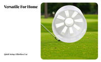Putting Cup Drainage Holes Golf Putting Cup Indoor Putting Hole for Beginners