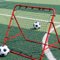 Black Soccer Rebound Net Irregular Perimeter Replacement Net Standalone Soccer Goal Netting Abrasion Resistant for Training