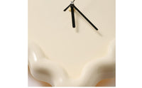 No Numerals Wavy Border Wall Clock Decorative Square Wall Clock for Living Room