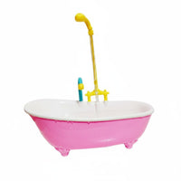 Encourages Natural Bathing Miniature Bird Bathtub Battery Operated Automatic Parrot Shower Electric Bird Bath Basin for Parrots, Small Birds