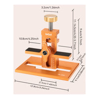 Easy to Install Cabinet Door Aligner Accurate Alignment Cabinet Door Jig Stable and Adjustable Drill Guide Jig Aluminum Alloy