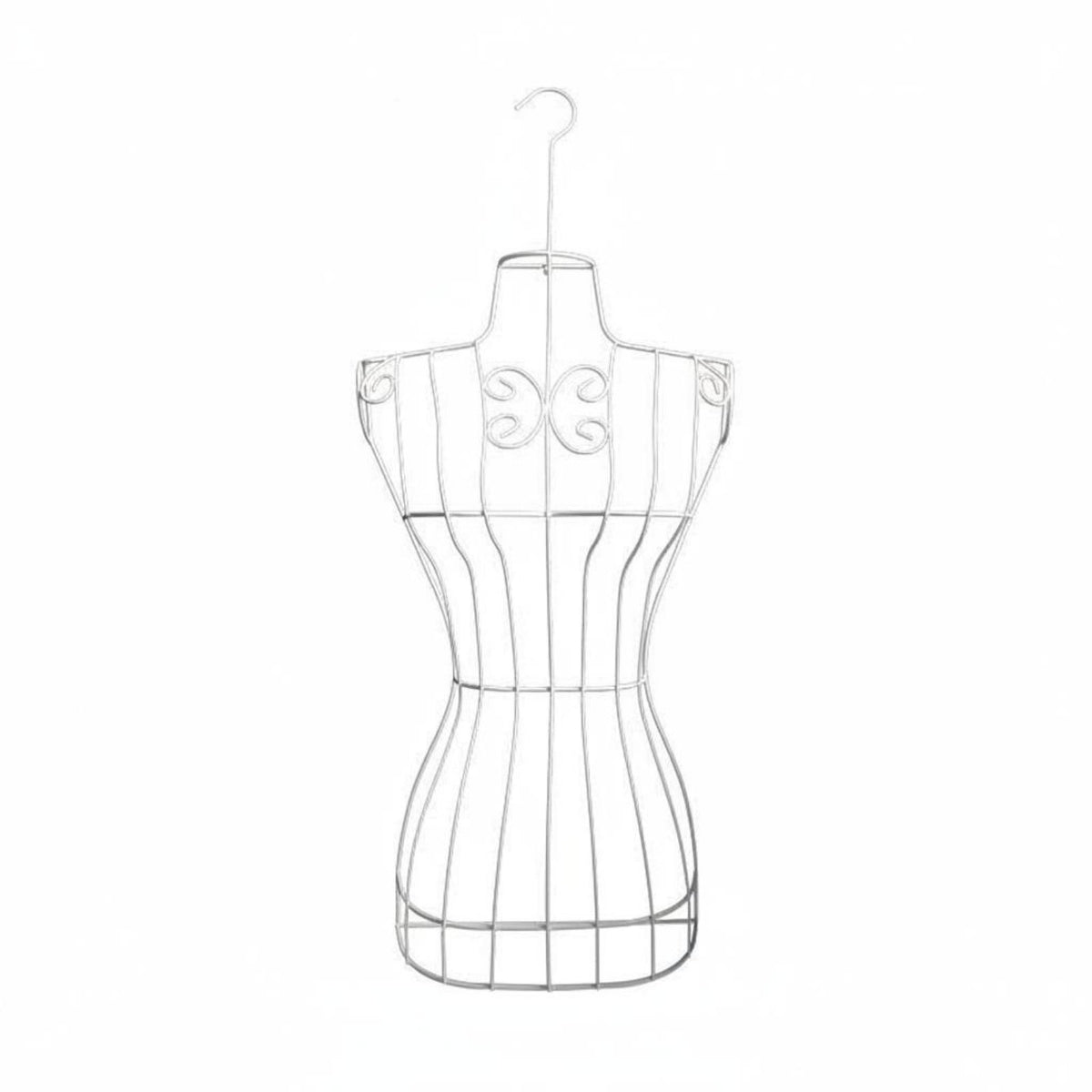 Long-Lasting Wrought Iron Torso Hanger Easy to Dress Half Body Display Hanger Rust-Resistant for Clothing Shop, Boutique