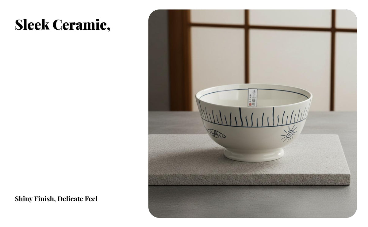 Ceramic Tableware Set, Japanese Ramen Bowl, Creative Dinnerware, Restaurant & Home