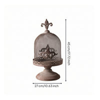 Decorative Birdcage Candle Holder Distressed Birdcage Candle Holder Rustic Bird Cage Lantern for Wedding, Mantel