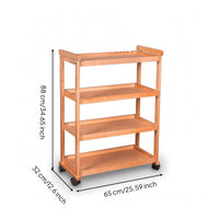 Art Trolley Crafted Studio Cart Open-Shelf Organizer for Artists, Classroom