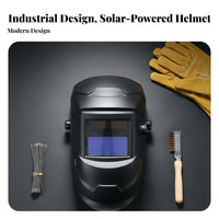 Adjustable Headgear Metalworking Helmet Heat Resistant Auto Darkening Metalworking Helmet True Color View for Metal Fabrication