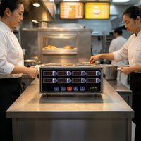 Countertop 8-Channel Digital Timer Compact Multiple Channel Timer Plug-in Type for Restaurant